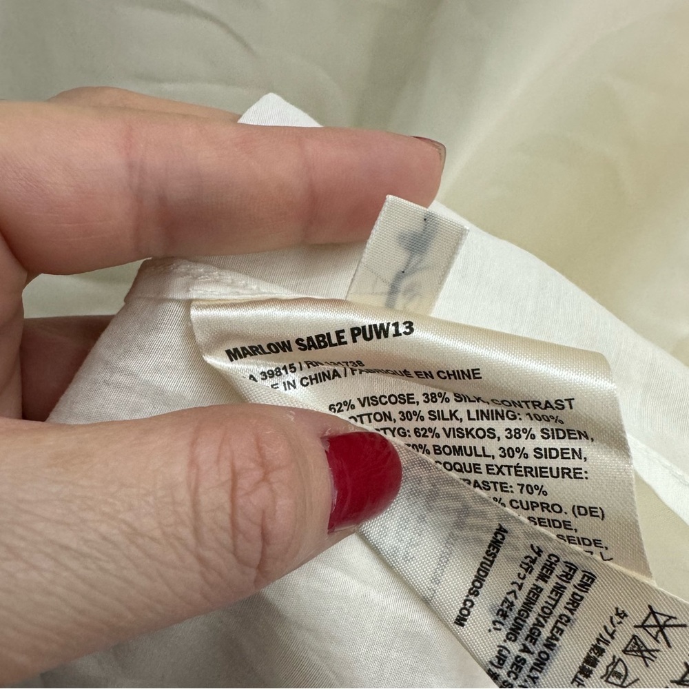 ACNE STUDIOS White Marlow Sable Dress - Picture 13 of 15